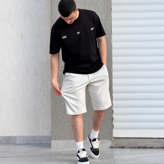 Short Regular Fit en molleton