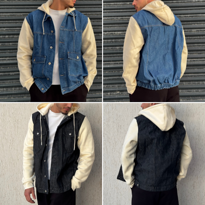 Veste jean oversize
