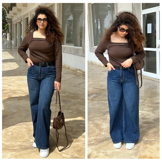 Jean baggy grande taille