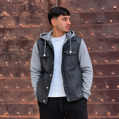 Veste denim oversize
