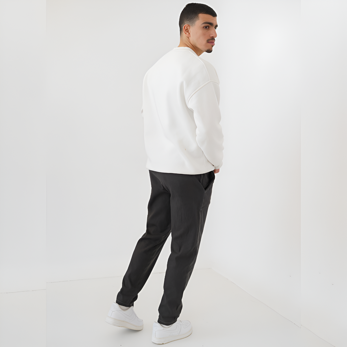 Pantalon chino confort grande taille