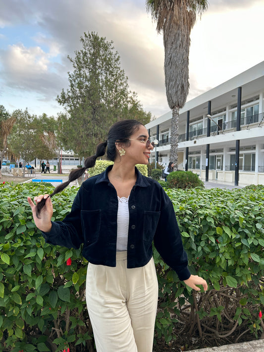 Sur chemise en velours