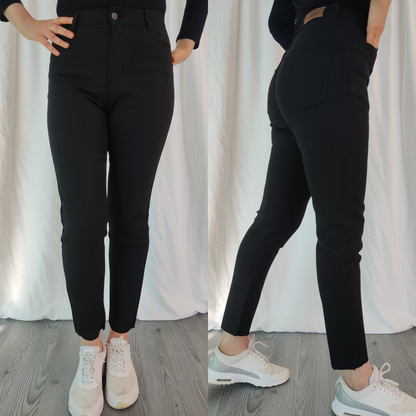 Jean Mom fit moulant taille haute grande taille